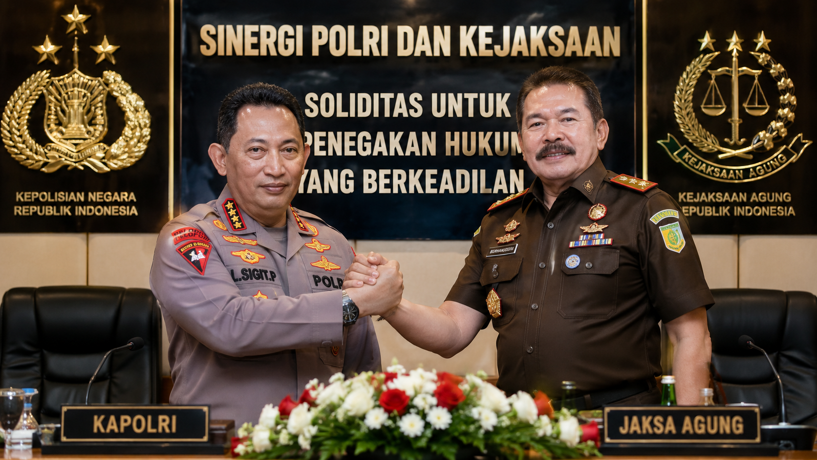 Kapolri Tegaskan Soliditas Polri dan Kejaksaan Bersama Jaksa Agung